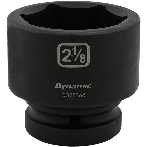 Dynamic Tools 2-1/8" X 1" Drive, 6 Point Standard Length, Impact Socket D025368